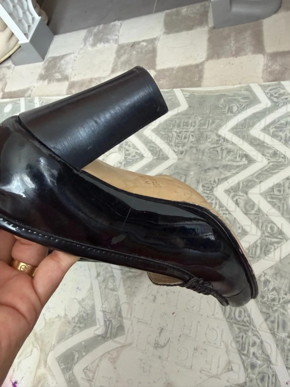Michael Kors Black Patent Leather Penny Loafers - Women heel oxford USA 6.5